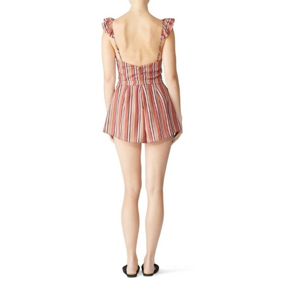 (A54) TJD The Jetset Diaries Young Heart Romper Ruffled, Size L - Picture 4 of 14